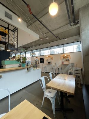 Seating area  at Lassi & Spice in Seattle