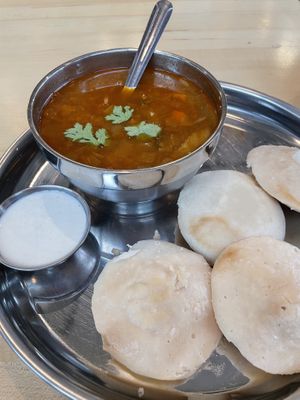 Idli sambar  at Lassi & Spice in Seattle