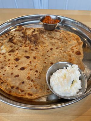 Paratha  at Lassi & Spice in Seattle