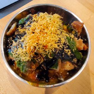 Samosa Chaat at Lassi & Spice in Seattle