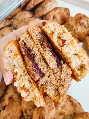Sourdough Toffee Nut and Choc Chunk Cookie at It's Alive Bakery & Fermentory in Rodney Bay