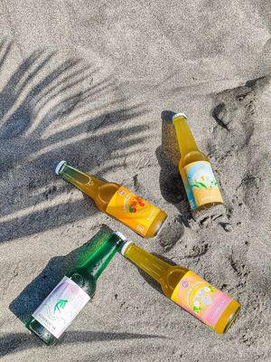 Single Serve Kombucha! at It's Alive Bakery & Fermentory in Rodney Bay