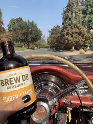 Brew Dr. Kombucha, clear mind, supper berry, 💕 love at Viva! Be Bowl'D in Fresno