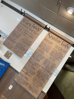 Just a little sample of the delicious menu!  at Viva! Be Bowl'D in Fresno