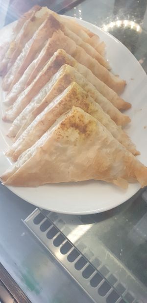 Vegan curry filo at Lost Watering Hole in Heathcote