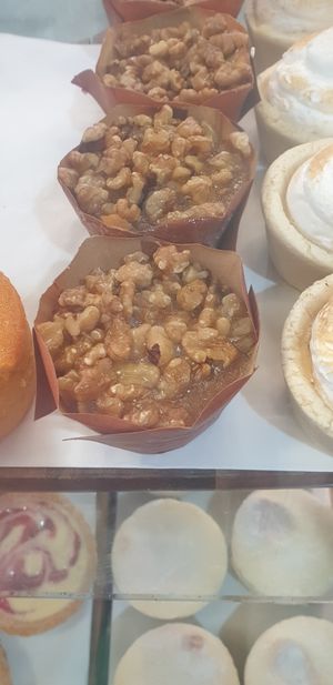 Apple and walnut vegan & gf muffin at Lost Watering Hole in Heathcote