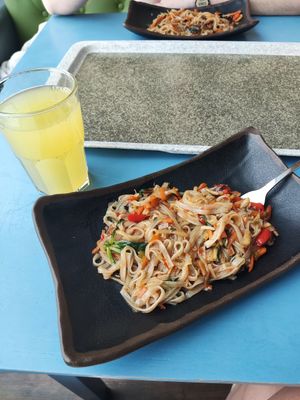 Pad thai at Therme Bucharest - Greens Restaurant in Bucharest
