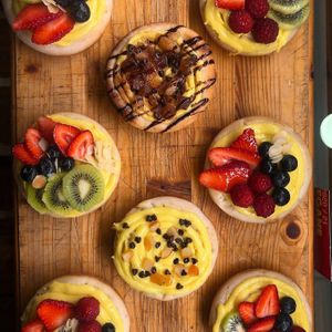 sweet vegan little pizzas at Le 4 Stagioni Pizzeria Gourmet in Conegliano