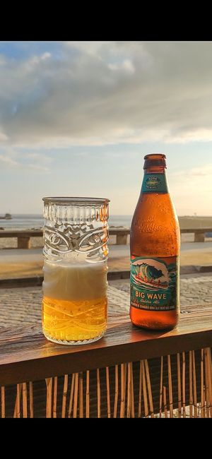 Seasonal international craft beers: this one from Hawaii!!! at Fika in Viana Do Castelo