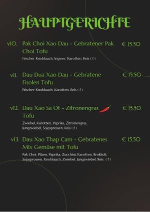 Vegetarian menu - Page 2   at Lily's Kitchen in Linz