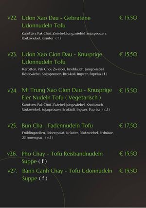 Vegetarian menu - Page 5  at Lily's Kitchen in Linz