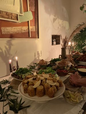 Buffet végétarien le dimanche soir  at La Folie Barbizon in Barbizon