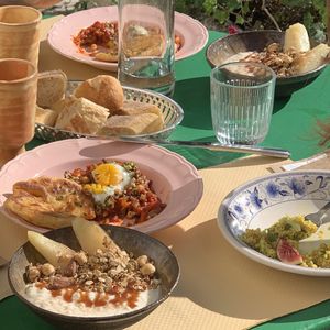 Brunch végétarien le dimanche midi at La Folie Barbizon in Barbizon