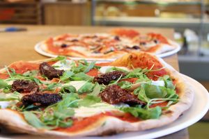vegetarian and vegan pizzas at Pizza Giuditta in Genoa