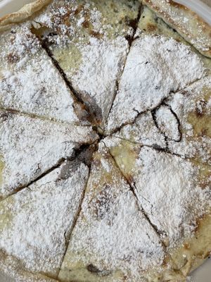 Vegan chocolate pizza  at Pizza Giuditta in Genoa