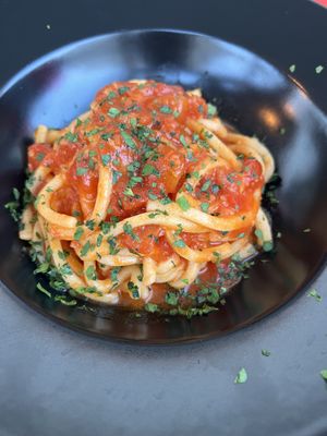 Pici all'aglione  at Kiodofisso in Lecce