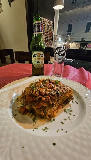 Vegan lasagna, really good, very tasty! at Kiodofisso in Lecce