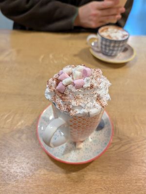 Orange hot choc at Happy Bean in Southampton