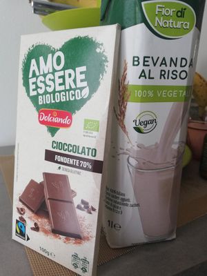 Bevanda al riso & cioccolato fondente at Eurospin in Osio Sopra