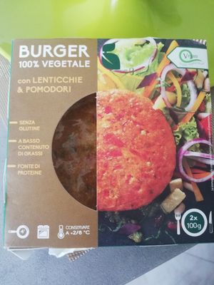 Burger vegetale at Eurospin in Osio Sopra