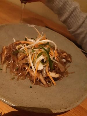 Vegan noodle at Bi Bap in Mallorca