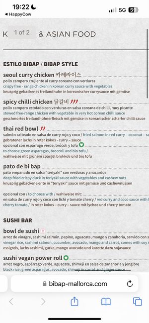   at Bi Bap in Mallorca