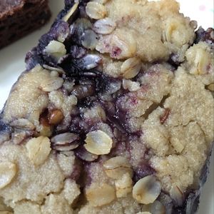 Gluten Free Blueberry Crumble at Mud Pie Vegan Bakery and Coffee in Kansas City