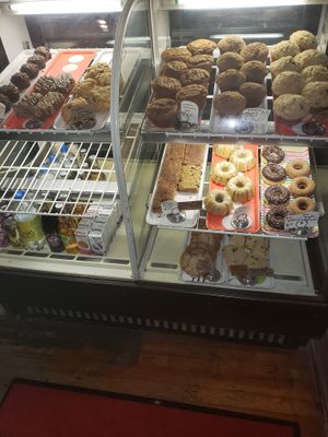 Wide assortment of all vegan goodies at Mud Pie Vegan Bakery and Coffee in Kansas City