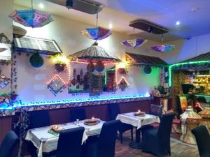 Dining area at Merkato in North London