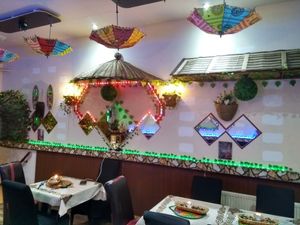 Dining area at Merkato in North London