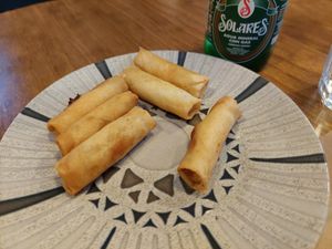 Mini spring rolls at Mr Wang in Santander