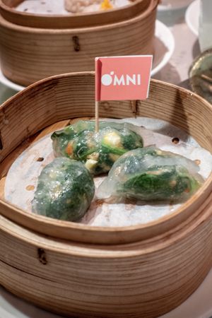 Veg dim sim  at The Square 翠玉軒 in Hong Kong Island