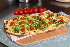 Vegetarischer Flammkuchen at Am Rathaus in Fuessen