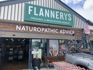 Front of shop at Flannerys Natural and Organic Supermarket- Chermside in Chermside