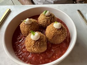 Meatballs   at Gia in Toronto