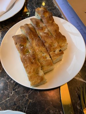 Focaccia  at Gia in Toronto