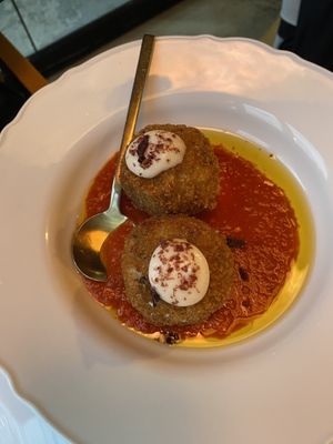 Arancini  at Gia in Toronto