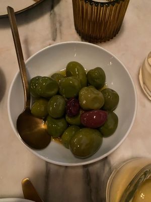Olives at Gia in Toronto