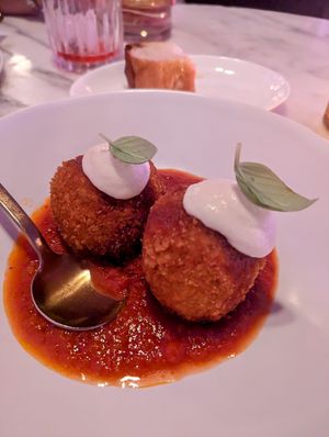 Meatballs at Gia in Toronto