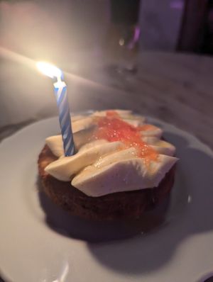 Cake at Gia in Toronto