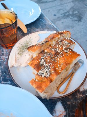 RED FIFE FOCACCIA at Gia in Toronto