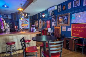 interior at Zach's Shack in Portland