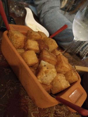 Cassava(aipim) cubes at Degusta in Cambara