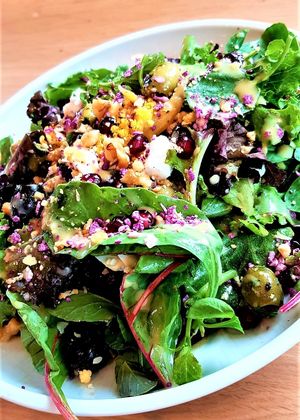 Aubergini House Salad at Aubergini in Amsterdam