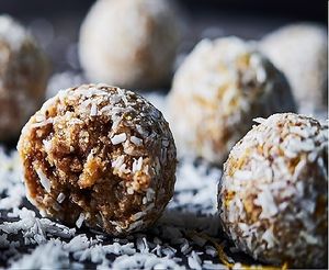Fresh Energy Balls at Aubergini in Amsterdam