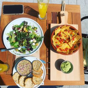 Vegan Nachos at Aubergini in Amsterdam