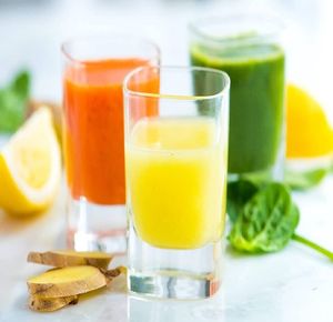 Detox shot at Aubergini in Amsterdam