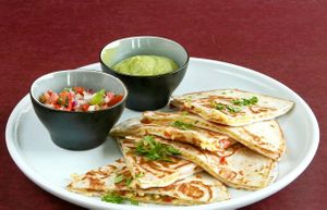 quesadilla at Aubergini in Amsterdam