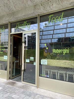 Outside  at Aubergini in Amsterdam