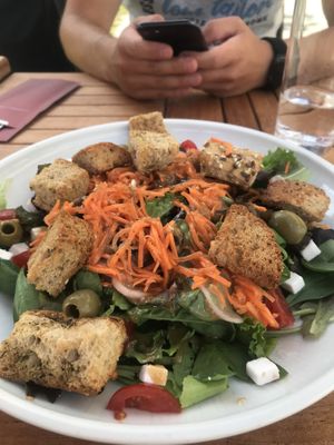 House salad  at Aubergini in Amsterdam